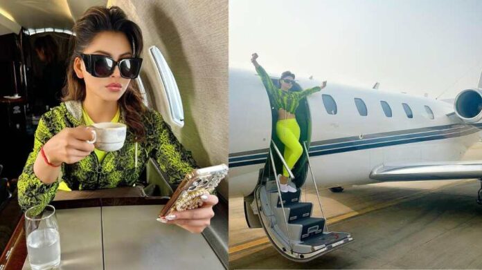 Urvashi Rautela Takes Flight: Inside the Glamorous World of Her Private Plane Diaries