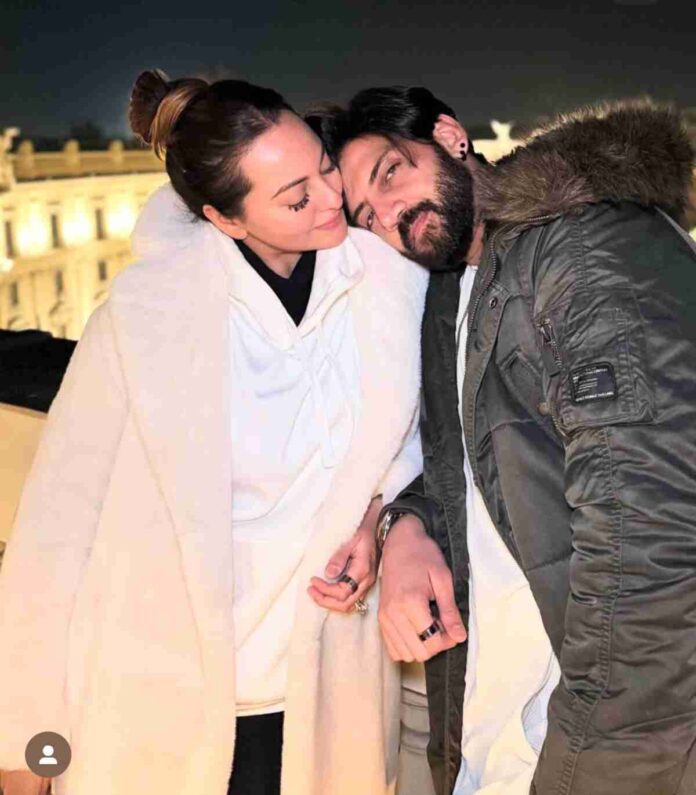 Actress Sonakshi Sinha and Zaheer Iqbal’s Romantic Escape at Anantara Palazzo Naiadi Rome