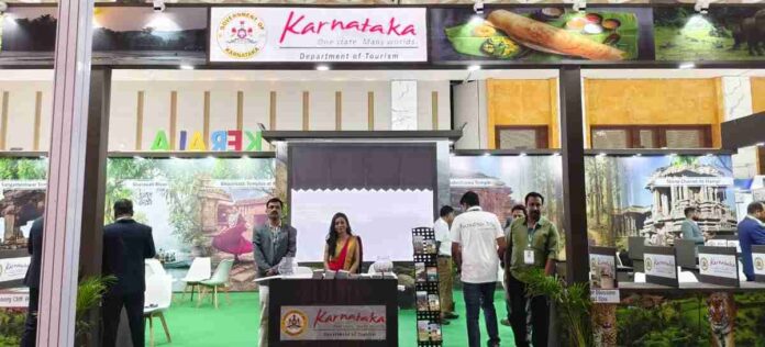 Karnataka Tourism, OTM Mumbai 2025, Travel Trade Show, Tourism India, India Tourism, Travel Event Mumbai, Karnataka Tourism Pavilion, Karnataka Tourism Awards, Karnataka Travel, Karnataka Destinations, Karnataka Culture, Karnataka Heritage, Karnataka Wildlife, Karnataka Adventure Tourism, Karnataka Beaches, Karnataka Hill Stations, Ecotourism Karnataka, UNESCO World Heritage Sites Karnataka, Spiritual Tourism Karnataka, OTM Mumbai Awards, Excellence Award Group Participation, Jio World Convention Centre, Travel Trade Partners, B2B Meetings Tourism, Gajendra Singh Shekhawat, Karnataka Tourism Department, Promote Karnataka Tourism, Inbound Tourism Karnataka, Sustainable Tourism Karnataka, Responsible Tourism Karnataka, Travel Experiences Karnataka, Karnataka Tourism at OTM Mumbai, Karnataka wins award at OTM 2025, Best places to visit in Karnataka, Karnataka tourism packages, Explore Karnataka, Karnataka Tourism initiatives, Karnataka travel guide, Mumbai, Karnataka, India,