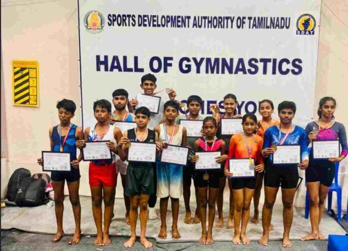 Rishi Kumar, SkyJumper, Trampoline Gymnastics, Olympic Gymnastics, Indian Athlete, Youth Sports, Sports Sponsorship, Athletic Training, Jump to Gold, SkyJumper Chennai, Gymnastics India, Sports Development India, Trampoline Park, Indian Olympian, Rishi Kumar Trampoline, Grassroots Sports,