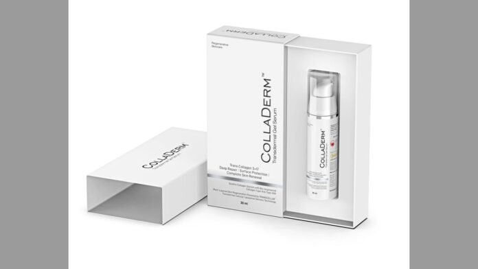 AI bio-engineered collagen, COLLADERM ENTOD, regenerative skincare India, transdermal collagen serum