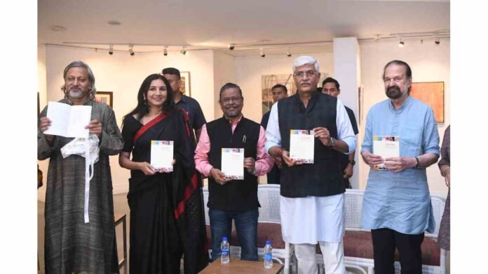 Delhi Art Society, Samanvaya art exhibition, India International Centre, contemporary Indian art, art catalogue launch Delhi