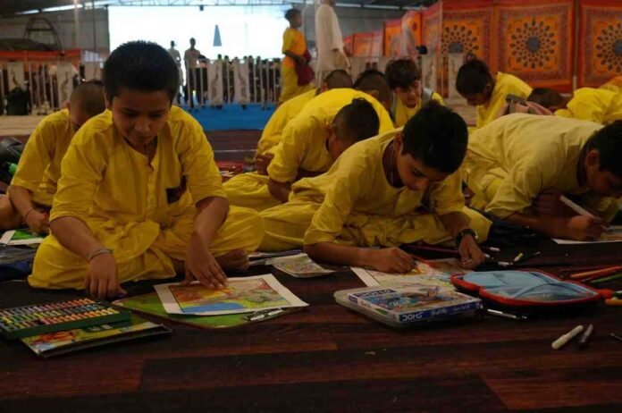 Vrindavan Chandrodaya Mandir events, Vrindavan Heritage Tower cultural fest, Braj inter-school competition, Vedic traditions for students, Cultural education in Vrindavan, Indian heritage festival, Student cultural competitions India, Vrindavan August events, Krishna heritage fest, VCM Samskriti events, Braj Heritage Fest 2026,