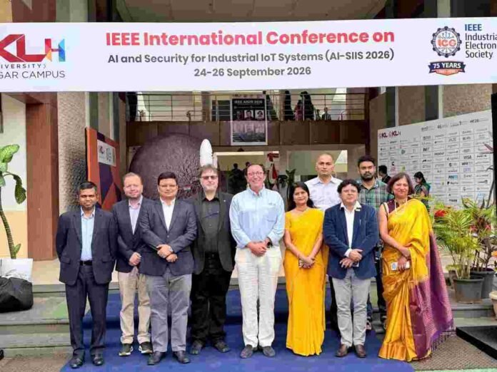 KLH Aziznagar, AI-SIIS 2026, IEEE Conference Hyderabad, Industrial IoT Security, Artificial Intelligence in IoT, KL Deemed to be University, Koneru Lakshman Havish, IEEE Industrial Electronics Society, WE Hub, Cybersecurity Industrial Systems, Robotics and Intelligent Sensors, Smart Cities AI