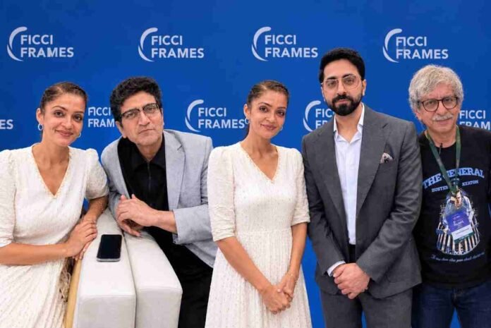 Sheena Chohan at FICCI FRAMES 2026 with leading Indian cinema voices